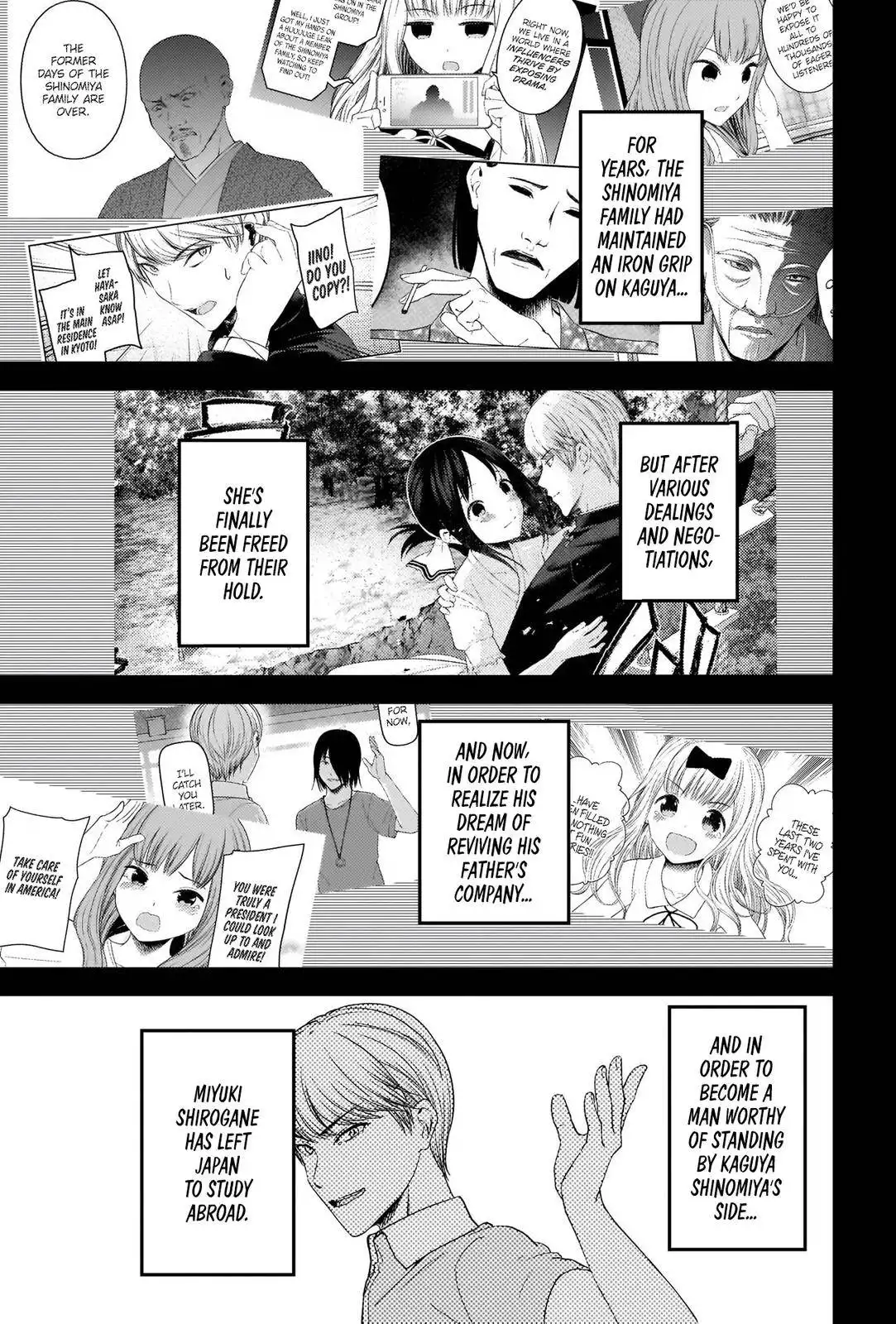 Kaguya-sama wa Kokurasetai - Tensai-tachi no Renai Zunousen Chapter 268 1